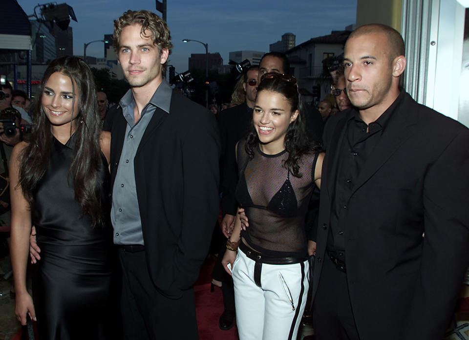 Cast members at ‘The Fast and the Furious’ Los Angeles Premiere (2001)