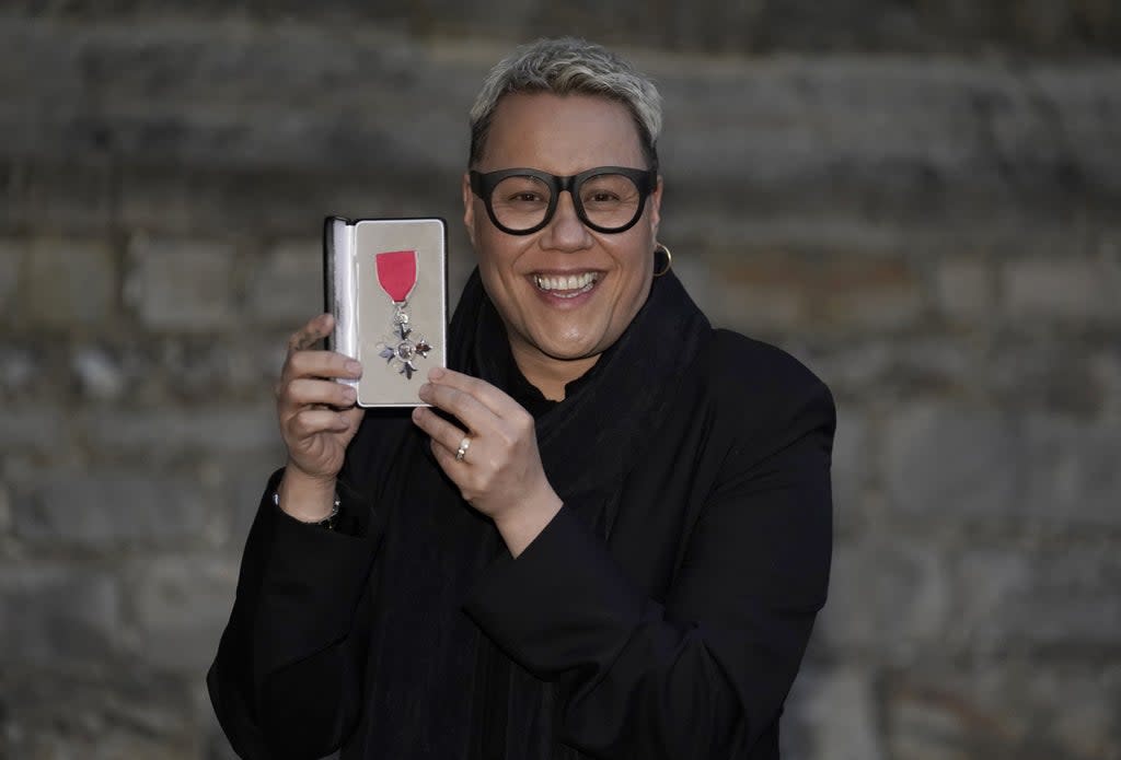 Gok Wan after he received his MBE (Andrew Matthews/PA) (PA Wire)