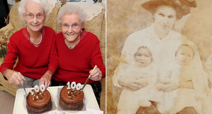 A pair of twins are celebrating their 100th birthday