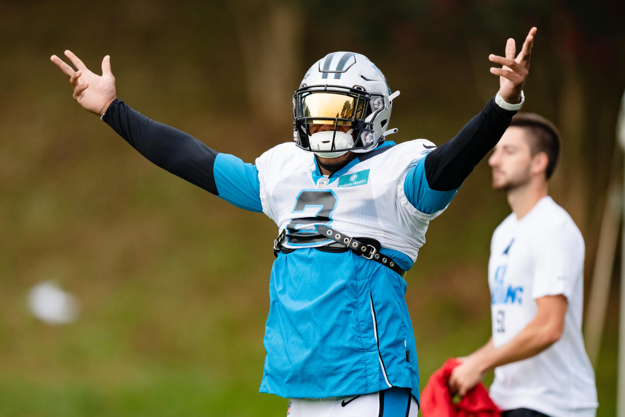 DJ Moore with the Panthers.