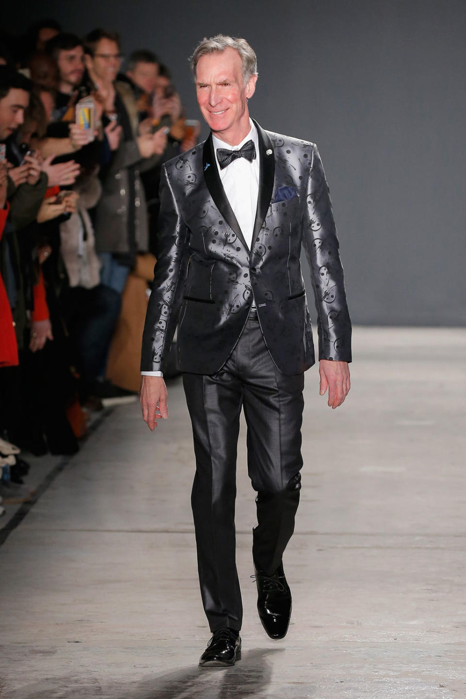 Buzz Aldrin, Bill Nye Take 'Giant Leap' Down NY Fashion Week Runway