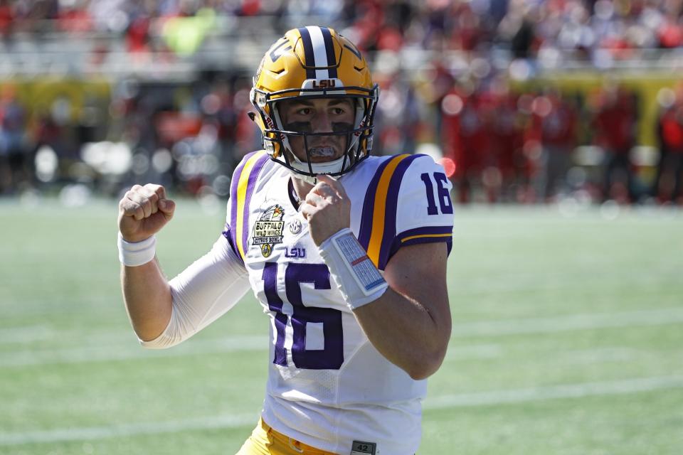 Etling was LSU’s starter for the majority of the 2016 season. (Getty)