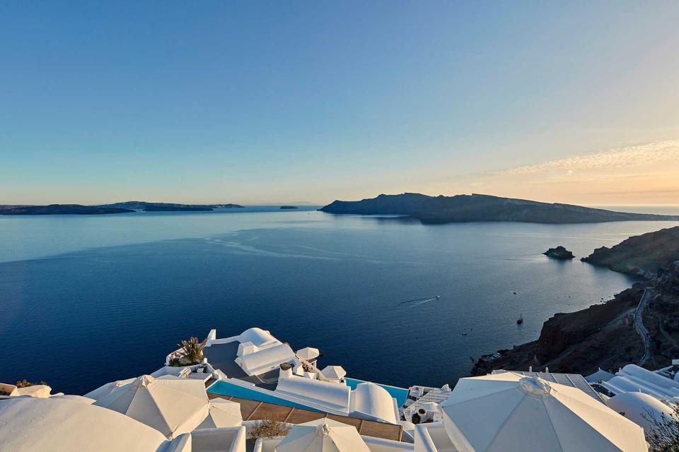 View from Katikies Santorini, Greece