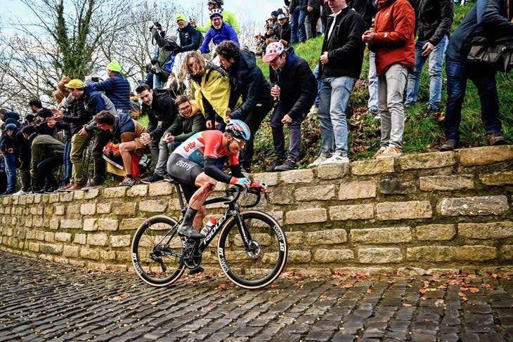 <span class="article__caption">De Lie brings a Belgian centerpiece to his all-too Belgian team.</span> (Photo: JASPER JACOBS/Belga/AFP via Getty Images)