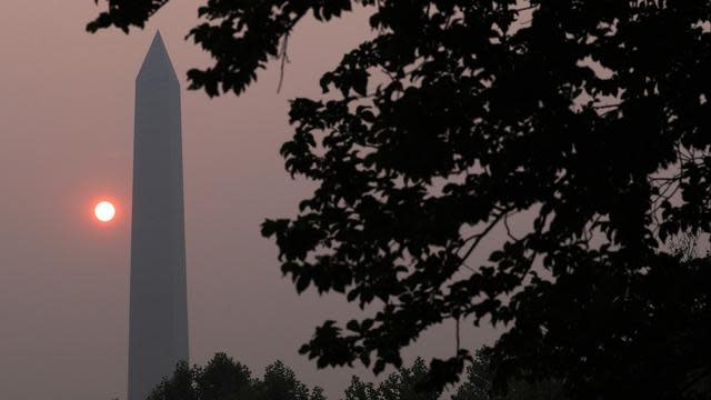 In Washington, D.C., smoke pollution spiked to levels considered 