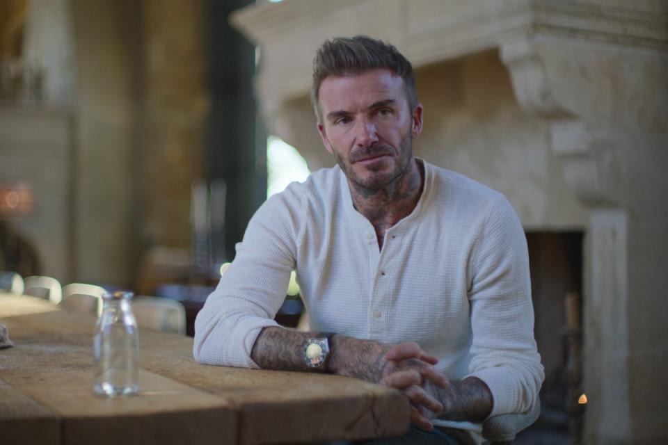 Therapy session: David Beckham opens up in the documentary (Netflix)