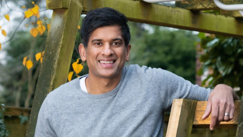  Dr Rangan Chatterjee at his home. 