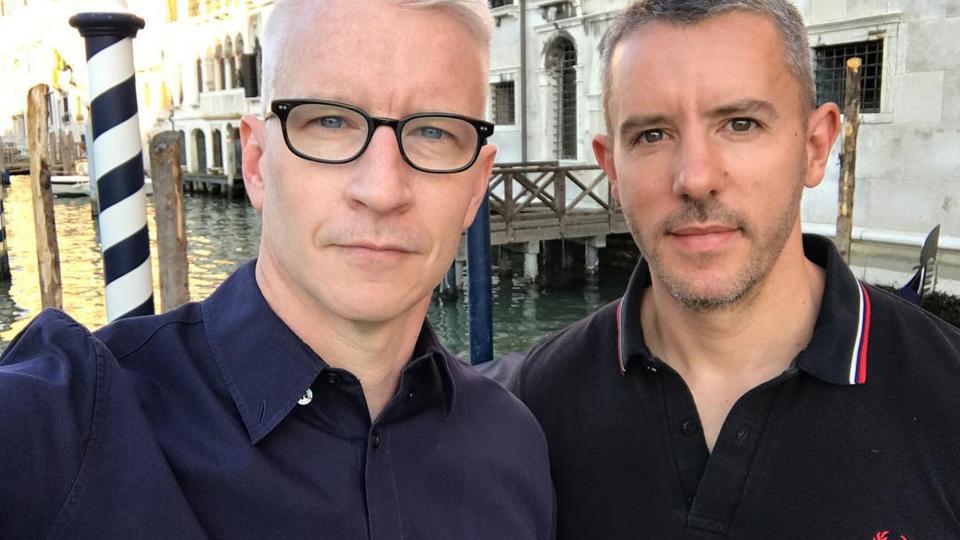 Anderson Cooper and Benjamin Masaini