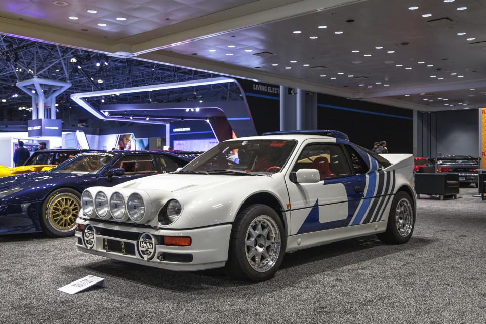 <p>Like the BX 4TC, the Ford RS200 was created for Group B, but instead of using a family sedan bodyshell, Ford crafted a mid-engine, four-wheel-drive sports car for its rallying needs. Ford managed to build all 200 homologation specials, and 24 of these, including the RS200 seen here, were later converted into Evolution models. This upgrade saw the inclusion of a larger, 2.1-liter Cosworth-built turbocharged inline-four with approximately 600 horsepower. Longitudinally-mounted amidships, the engine sent that stupendous power to all four wheels via a five-speed manual and three limited-slip differentials. The Evolution also received stronger brakes and a revised suspension.</p>