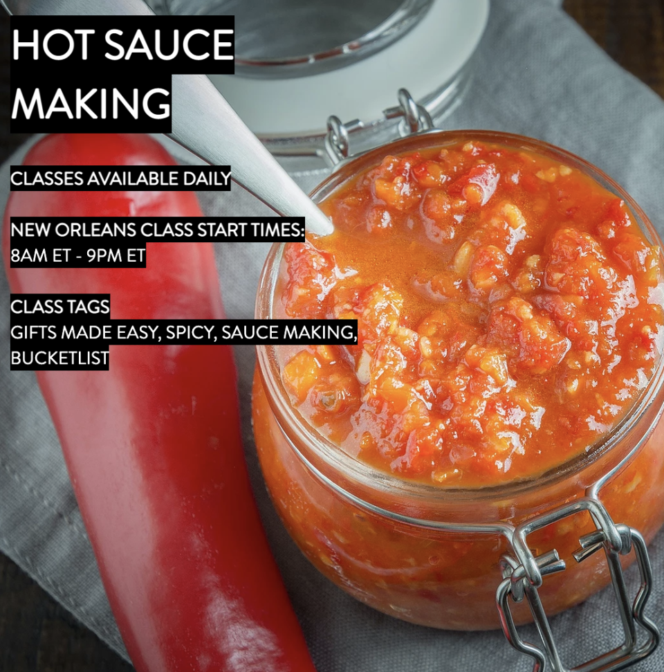 Hot Sauce Making Class