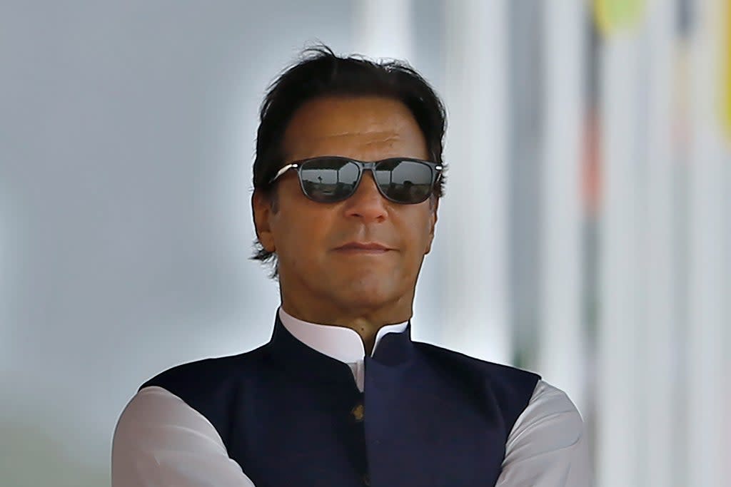 Imran Khan has said he will not accept a new government  (AP)
