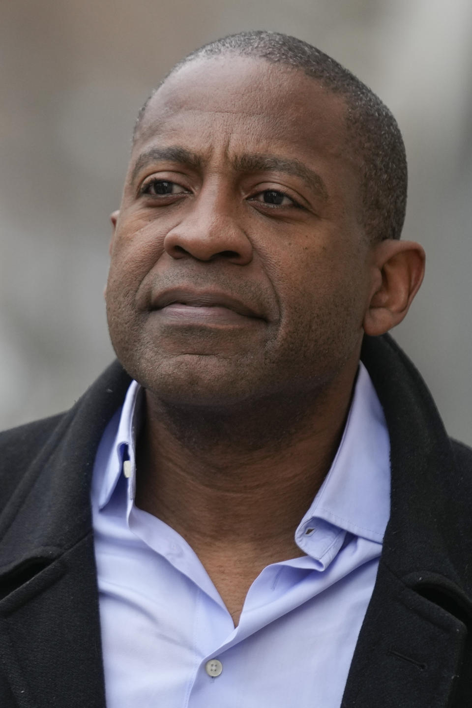 Carlos Watson leaves Brooklyn federal court in New York, Thursday, Feb. 23, 2023. The founder of the troubled digital start-up Ozy Media has been arrested on fraud charges as part of what prosecutors say was a scheme to prop up the financially struggling company. (AP Photo/Seth Wenig)