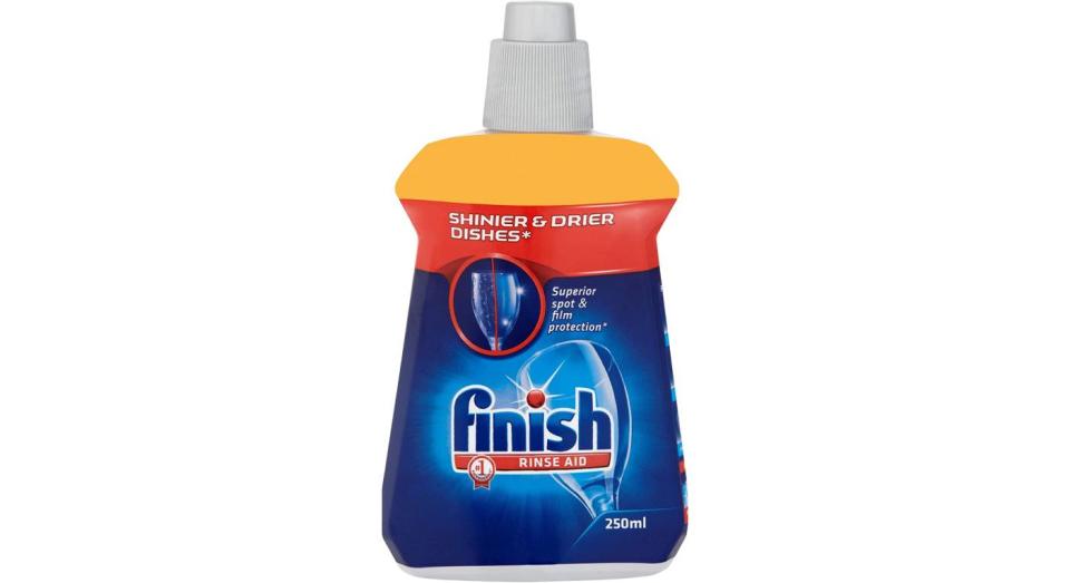 Finish Rinse Aid for shinier and drier dishes