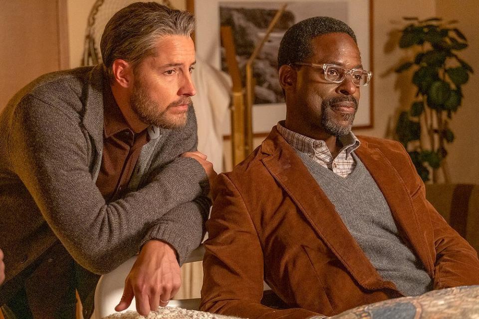 Justin Hartley as Kevin, Sterling K. Brown as Randall in This Is Us