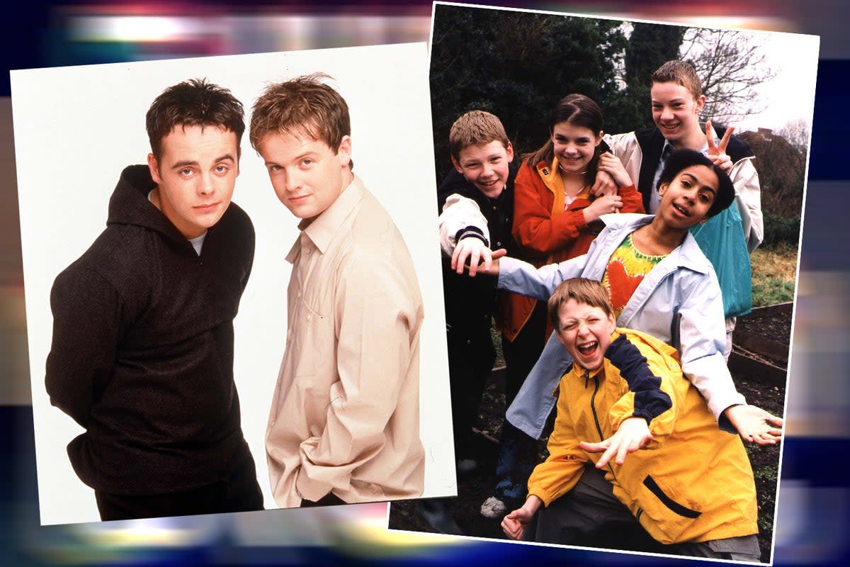 TV duo Ant McPartlin and Declan Donnelly found fame on the teen drama  (ES Composite)