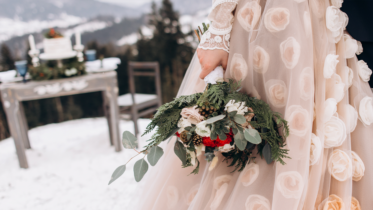 winter wedding colors