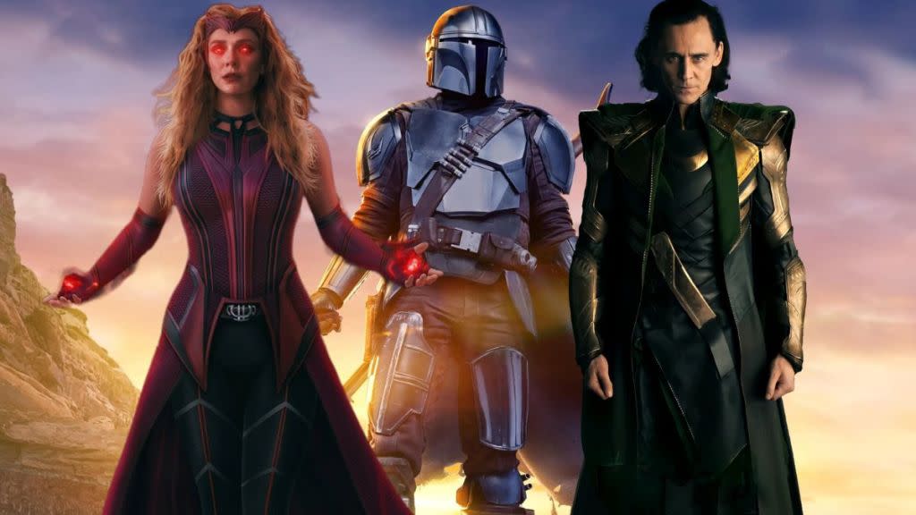 Wanda Maximoff, The Mandalorian and Loki