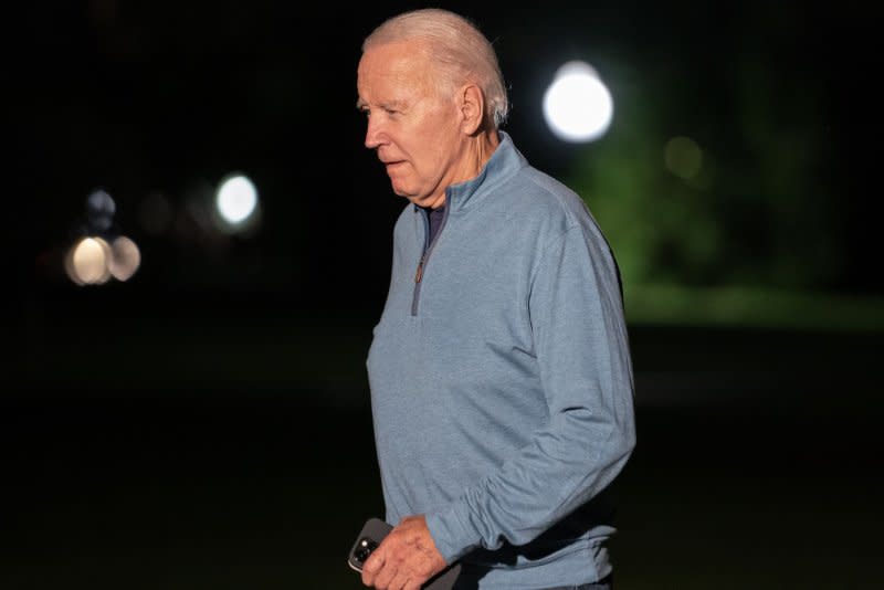 U.S. President Joe Biden would be 82 at the time of his re-election in 2024. Photo by Nathan Howard/UPI