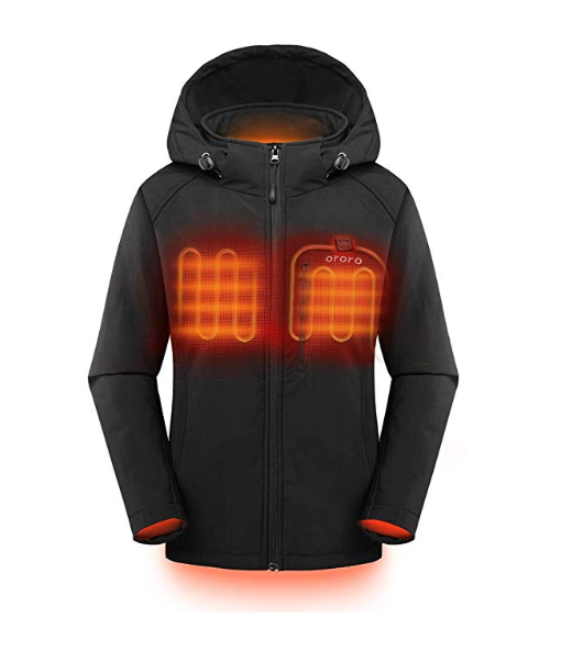This bestselling winter jacket has a built-in heater