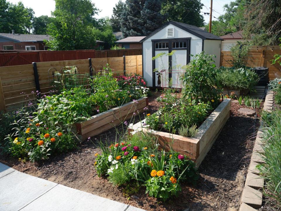 <p>When building a raised garden bed, "try to weigh design and aesthetic with the amount of sunlight the area receives," says Yost. Keep in mind: Most herbs and vegetables require full sun.</p>