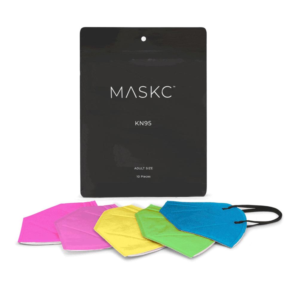 ELECTRIC HUES VARIETY KN95 FACE MASKS - 10 PACK