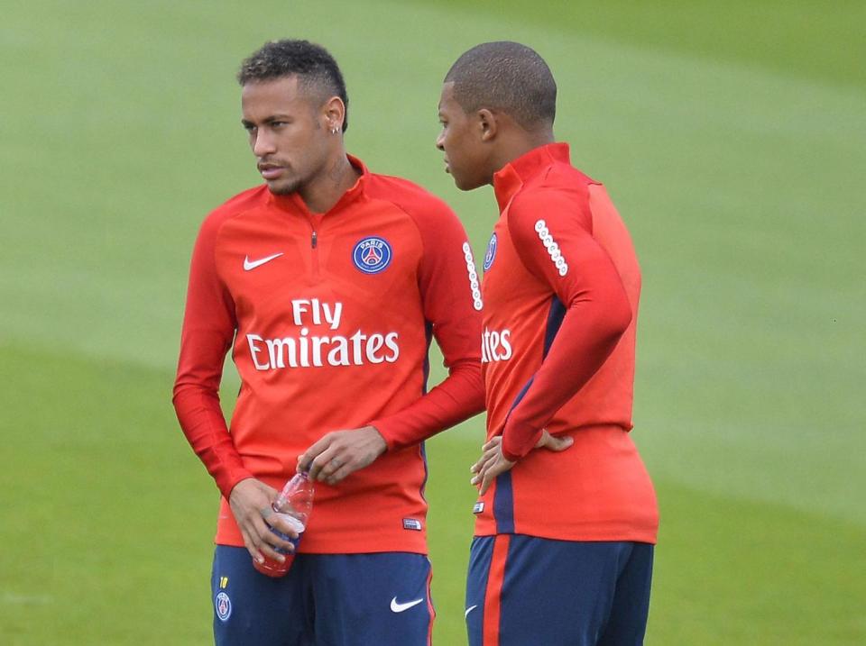 Mbappe and Neymar comprise the world's most expensive forward-line (Getty)