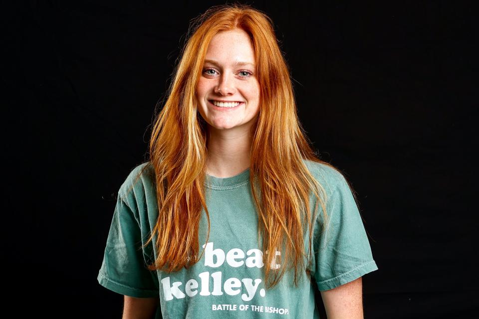 Bishop McGuinness swimmer Macy Lewis will attempt this week in Jenks to become the fifth girls swimmer in state history to win eight individual state championships.