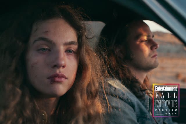 <p>Netflix</p> Rodney Alcala (Daniel Zovatto) drives with one of his victims (Autumn Best) in 'Woman of the Hour'