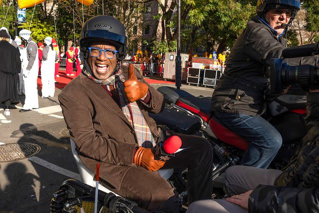 <p>Peter Kramer/NBC/NBCU Photo Bank via Getty Images</p> Al Roker at the 2021 Macy's Thanksgiving Day Parade.