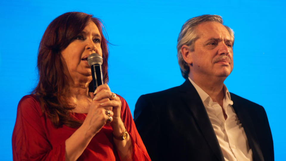 Cristina Fernández de Kirchner y Alberto Fernández