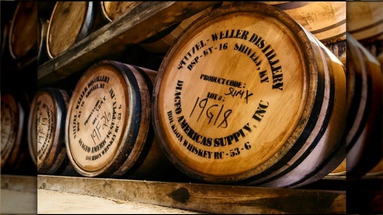 barrels at Stitzel-Weller distillery