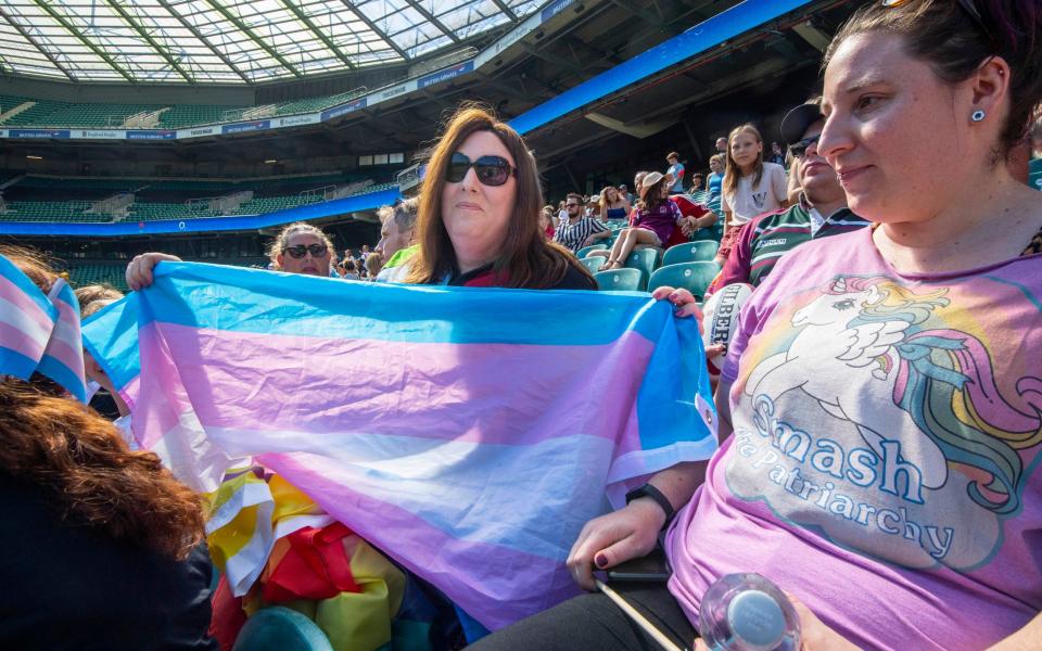 Trans activists crash England Women's Twickenham training session - JULIAN SIMMONDS