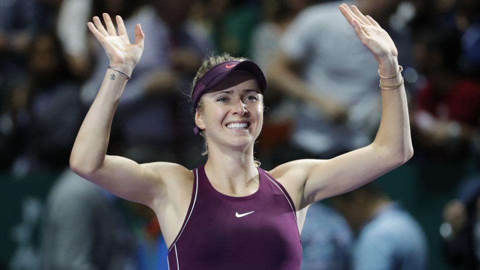 <p>The Ukrainian beat her American opponent 3-6 6-2 6-2 in two hours and 22 minutes for the biggest victory of her career.</p>