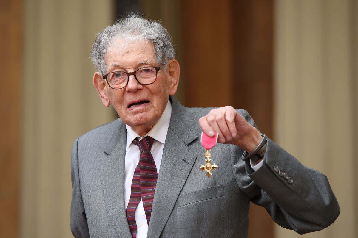 Tom Karen with his OBE (PA) (PA Archive)