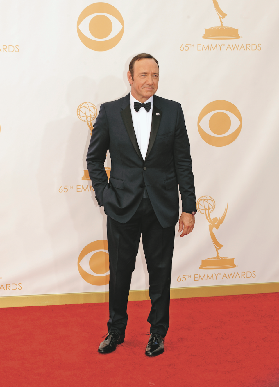 Kevin Spacey at the 65th Annual Primetime Emmy Awards held at Nokia Theatre L.A. Live on September 22, 2013 in Los Angeles, California.