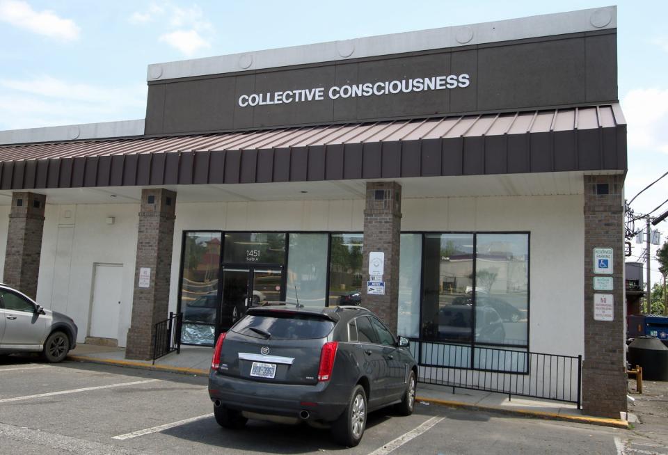 The exterior of Collective Consciousness on East Franklin Boulevard Thursday afternoon, May 11, 2023.