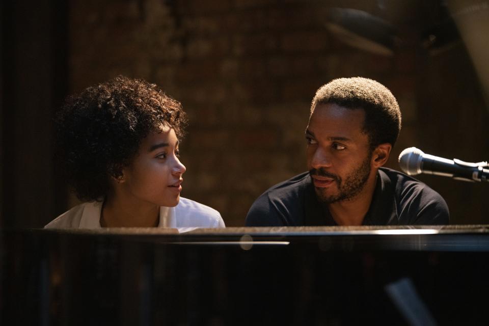 André Holland as Elliot and Amandla Stenberg as Julie