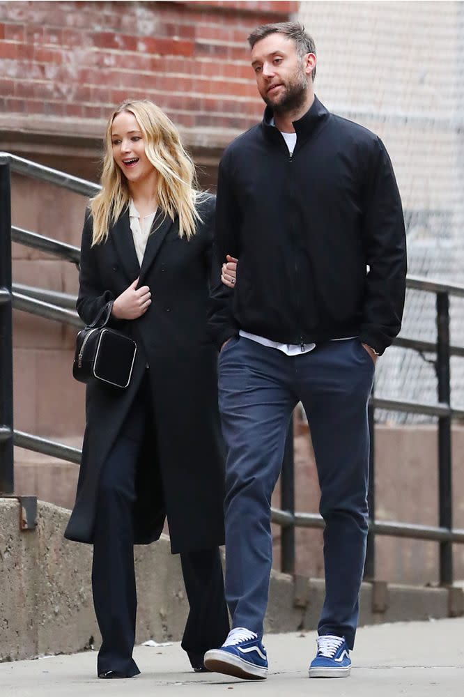 The couple out in New York City on March 25. | The Image Direct