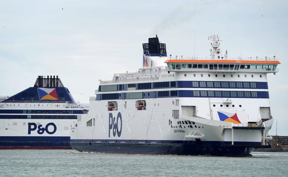 P&O laid off nearly 800 workers in 2022 without warning (Gareth Fuller/PA)