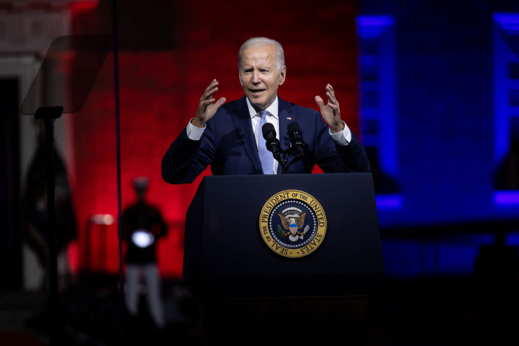 US President Biden in Philadelphia