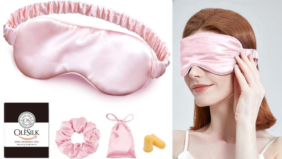 Best Valentine's Day gifts under $50: Olesilk Silk Sleep Eye Mask