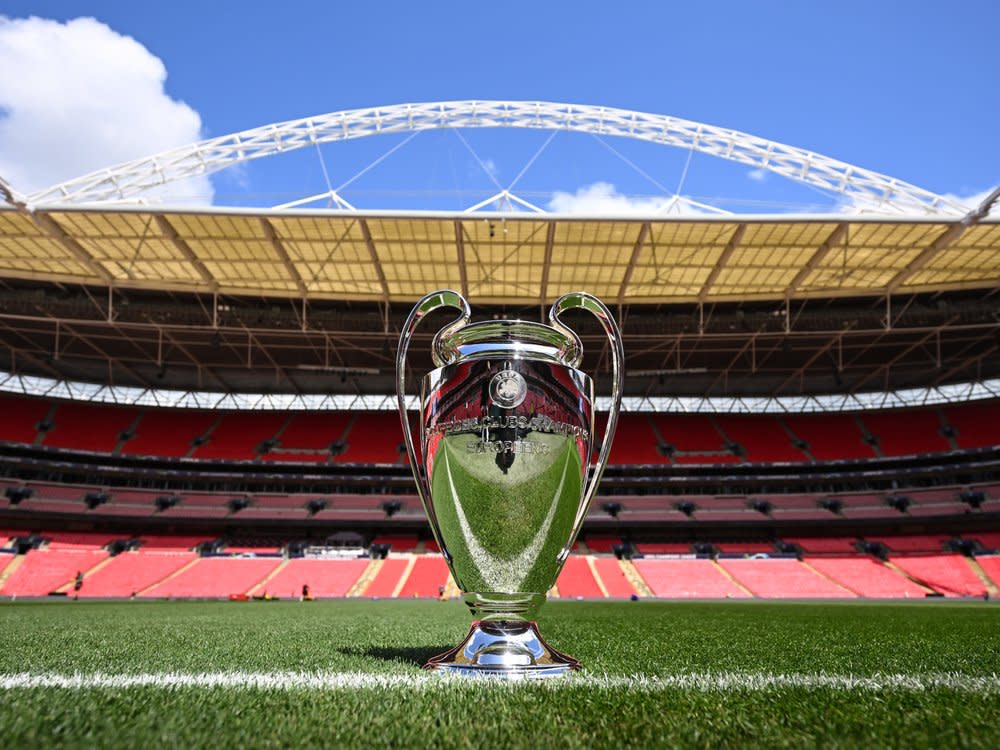 Auf dem heiligen Rasen des Londoner Wembley Stadiums spielen am Samstag Borussia Dortmund und Real Madrid um die Krone des europäischen Fußballs. (Bild: Michael Regan - UEFA/Getty Images)