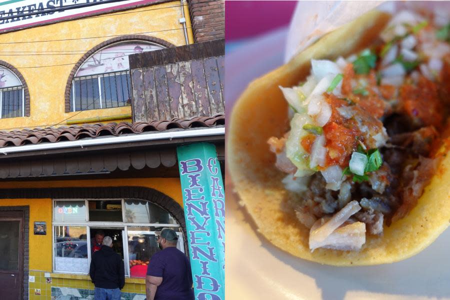 Sorprende tortilla hecha a mano y salsa muy picosa de “Carnitas La Flor de Michoacán” en Rosarito