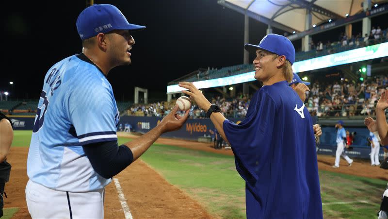 富邦悍將張奕初登板收下勝投。（圖／富邦悍將提供）