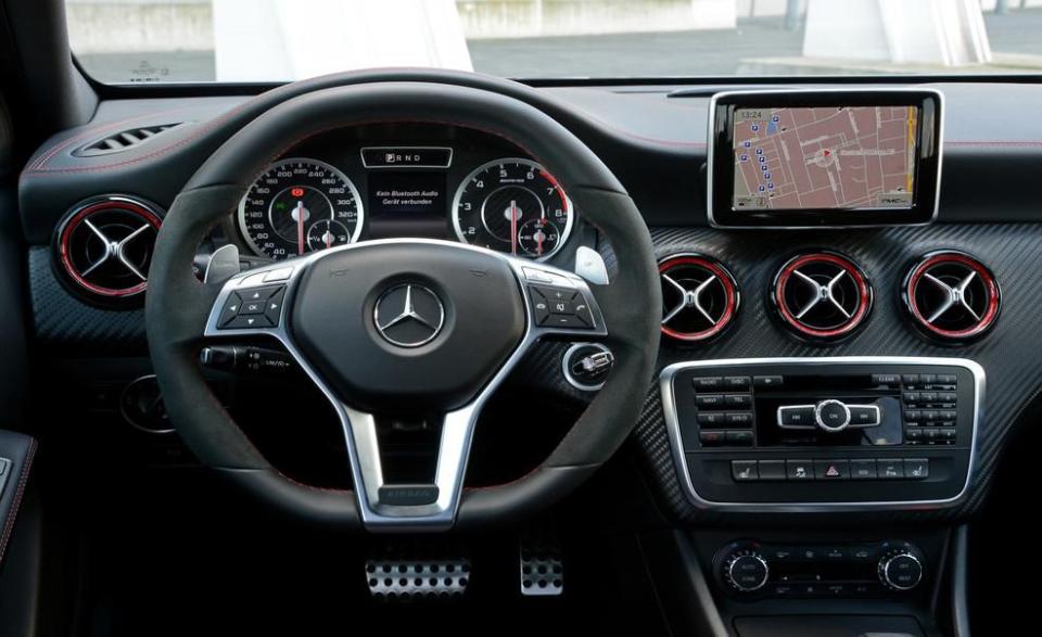 <p>2014 Mercedes-Benz CLA45 AMG 4MATIC interior</p>