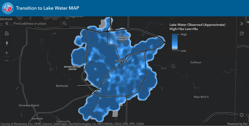 Waukesha's lake water transition map shows almost all of the city's water service area has Lake Michigan water in place as of Oct. 13. However, a more precise measurement tool tells Waukesha Water Utility workers where their efforts will be needed to complete the transition over the next several weeks.