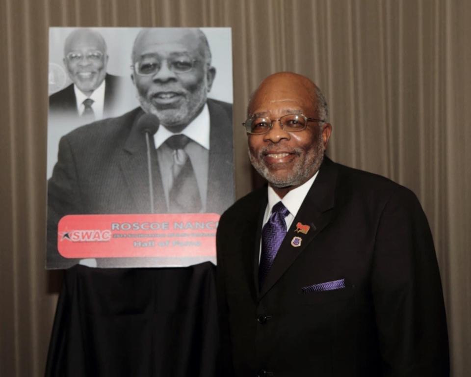 Roscoe Nance is inducted into the SWAC Football Hall of Fame