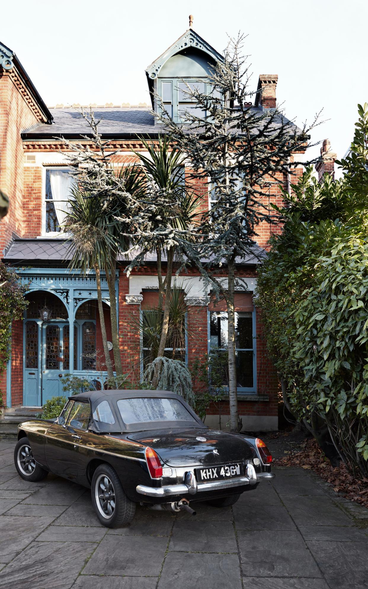 The entrance to Cotterill's north London Victorian home - Morten Holtum