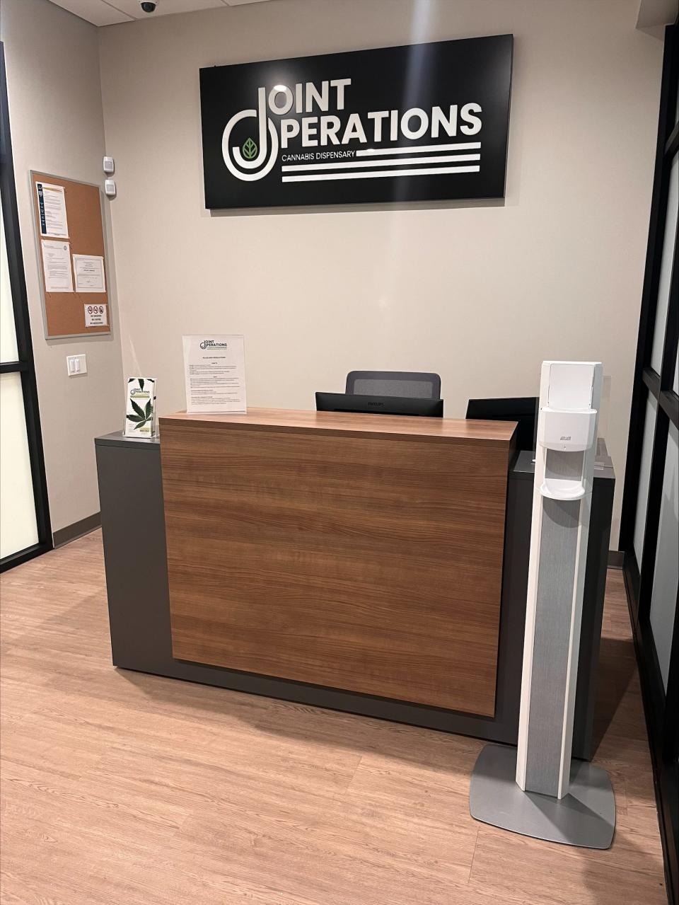 Daniel Lencioni, Joint Operations district manager, said it can be a challenge for dispensaries to expand because finding a town or city that is welcoming can be hard, so he is glad they are about to open in a nice place.