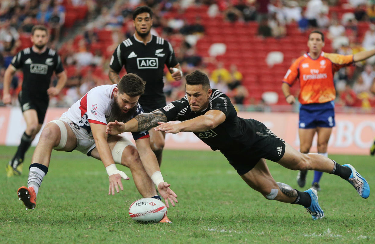 HSBC World Rugby Sevens Series action, (FILE PHOTO: Reuters/Jeremy Lee)